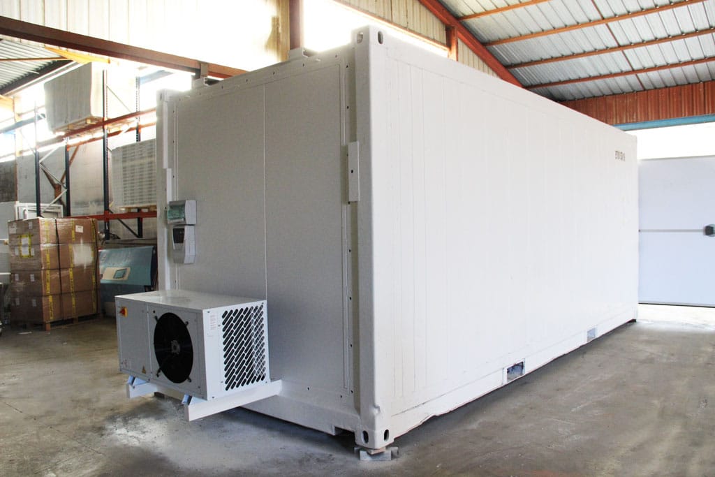 container moteur silencieux