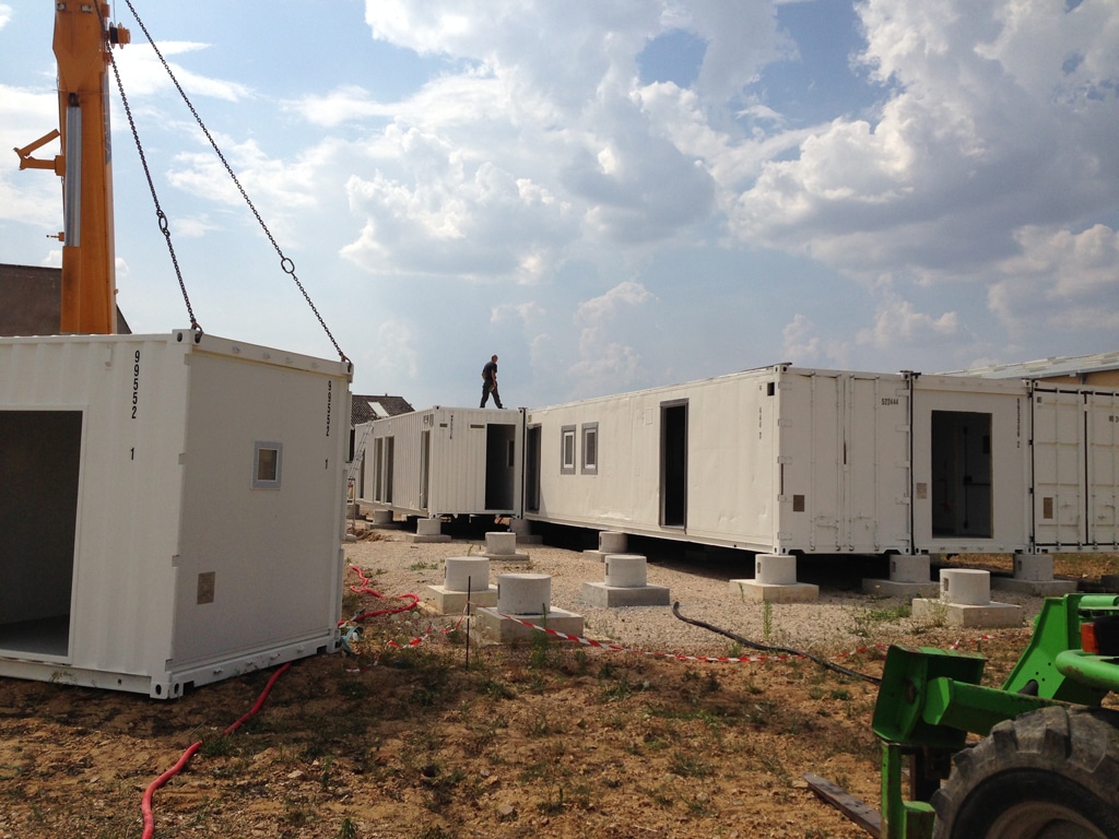 conteneur usine chambre froide