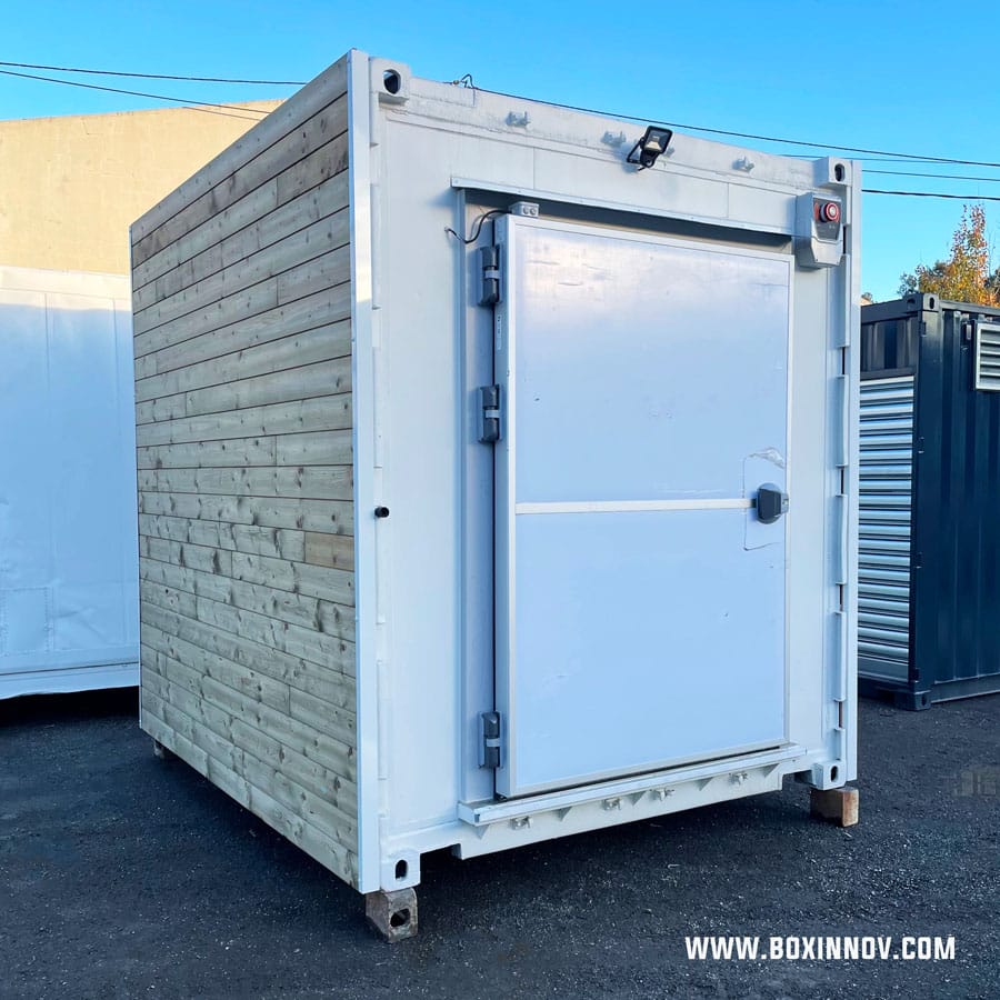 container 10 pieds frigo moteur silencieux