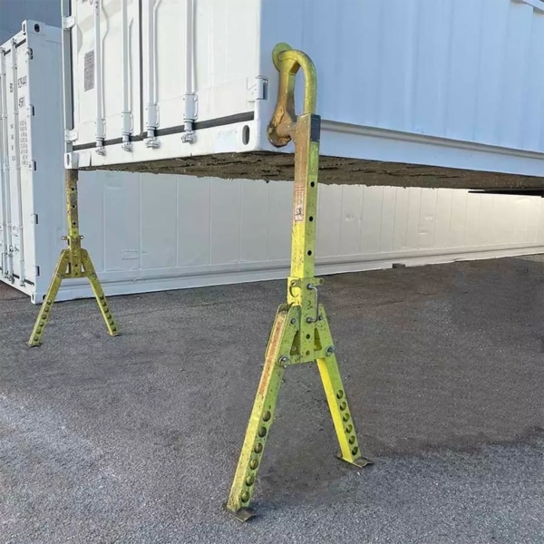 Béquille de levage sur conteneur