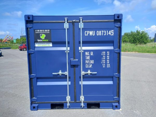conteneur bleu